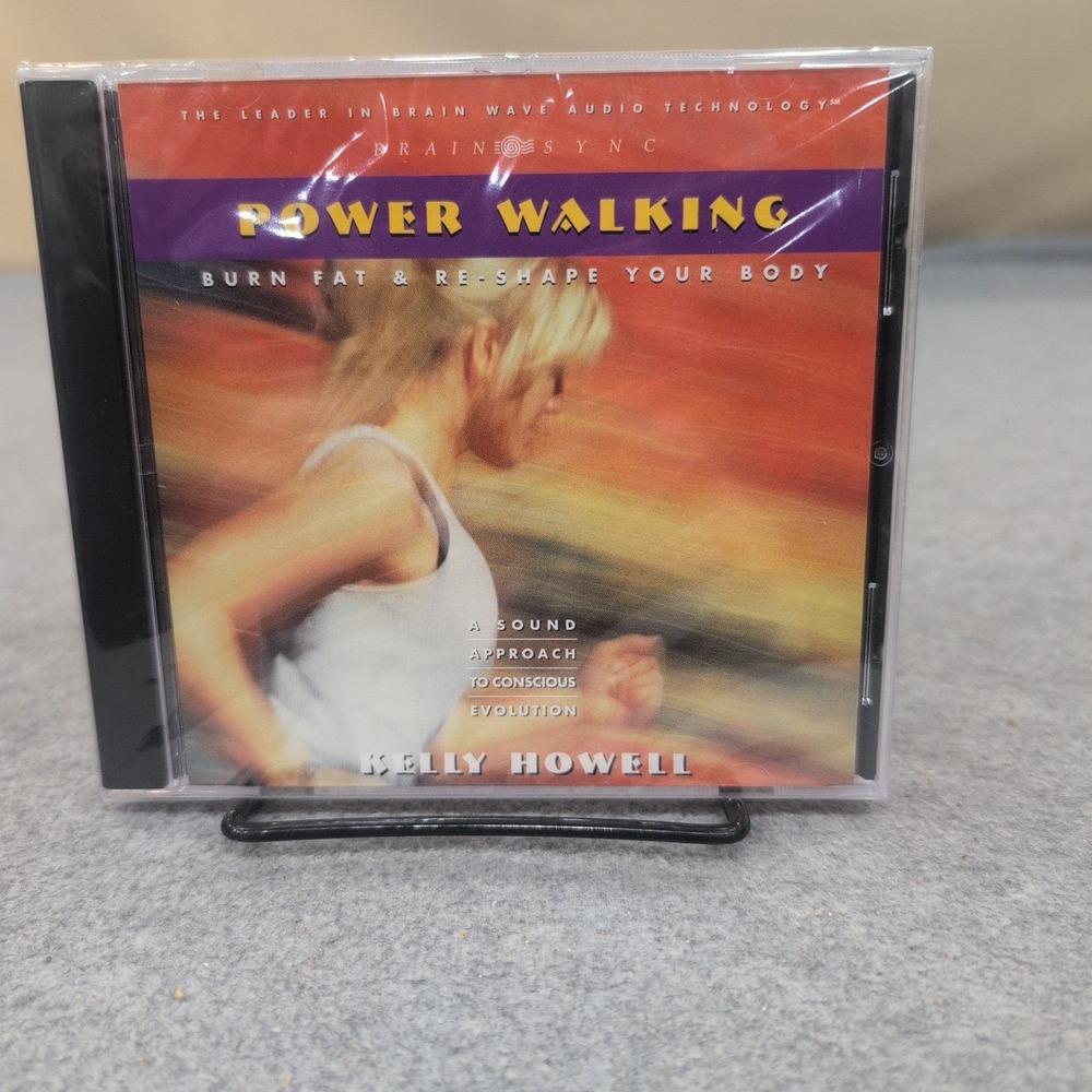 Brain Sync Power‎ Walking Kelly Howell Audio CD Brain Wave Technology 1999 VG+